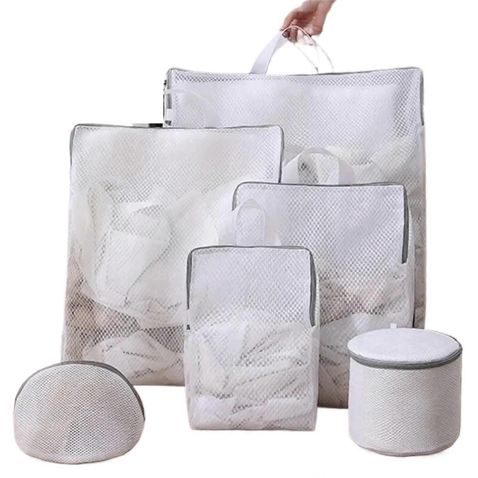 Wash Bags For Washing Machine With Drawable Mesh Bag Laundry Bag Washing Machine Filter Mesh Bag 1Pc 50x60x10cm XL