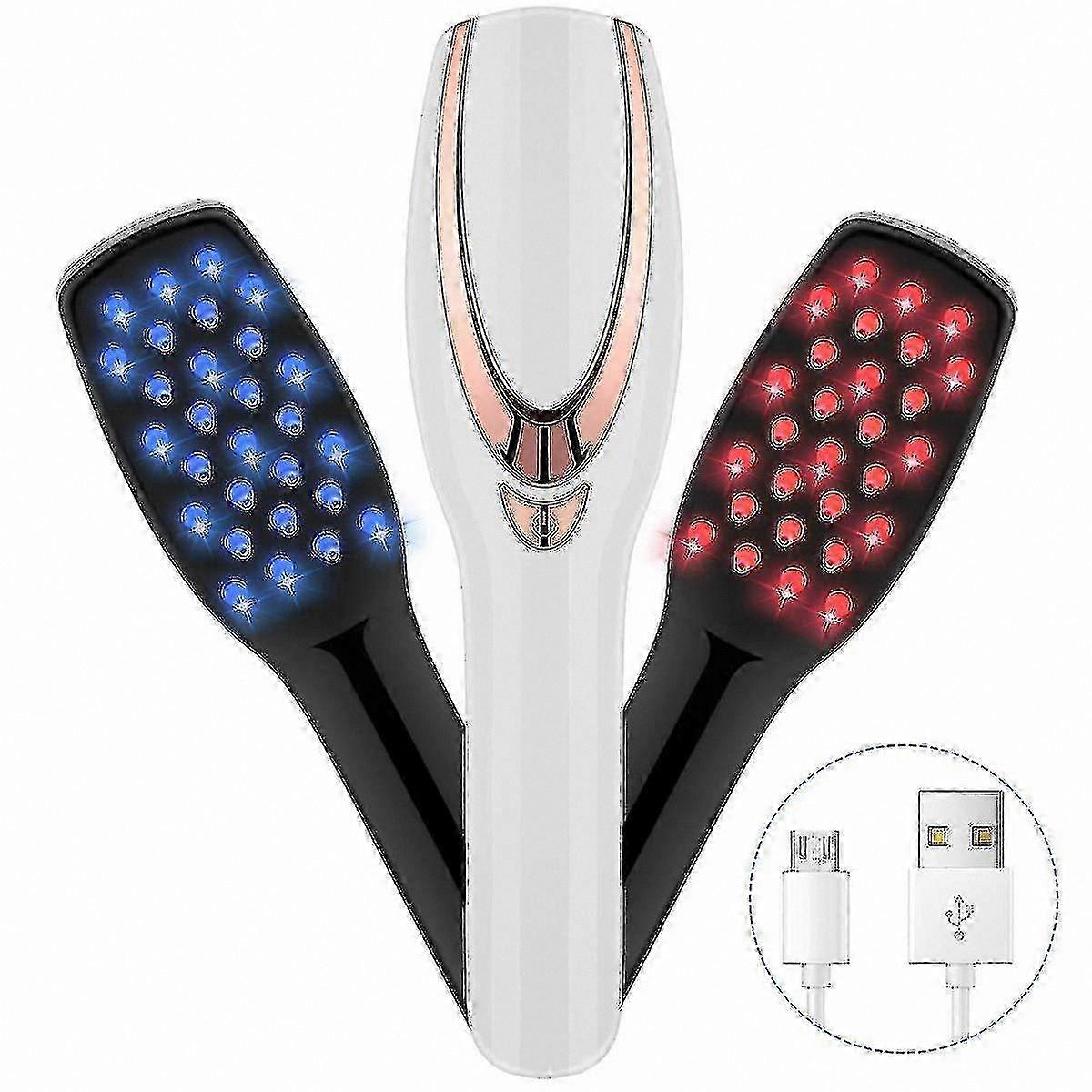 3-in-1 Scalp Massager Comb with Electric Massage and Phototherapy Function