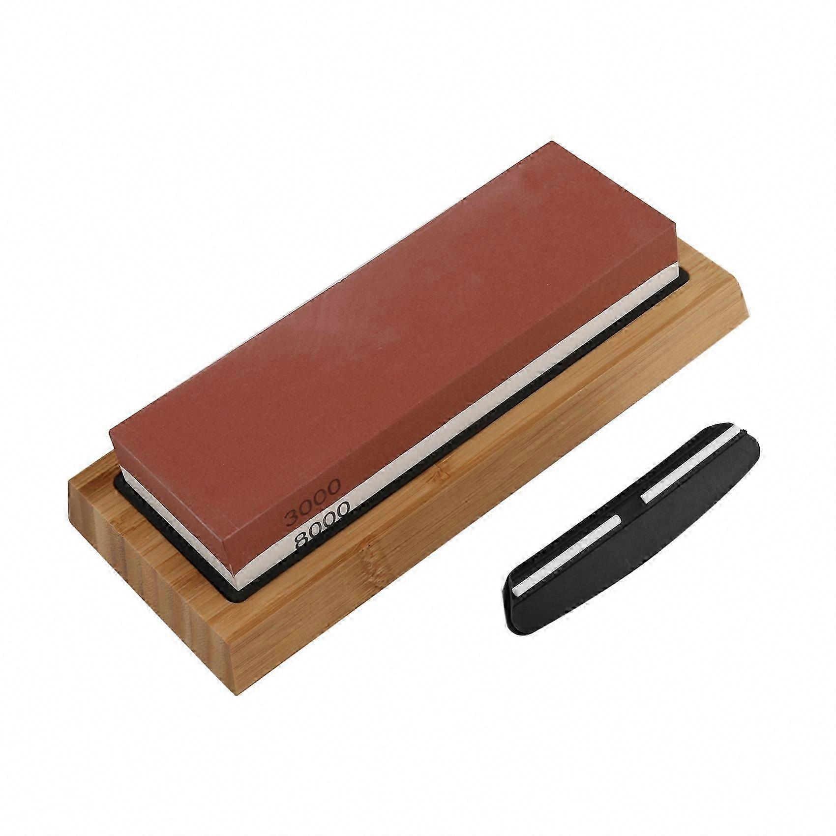 3000/8000 Grit Whetstone Knife Sharpening Stone - Dual Grit Waterstone with Non-Slip Base