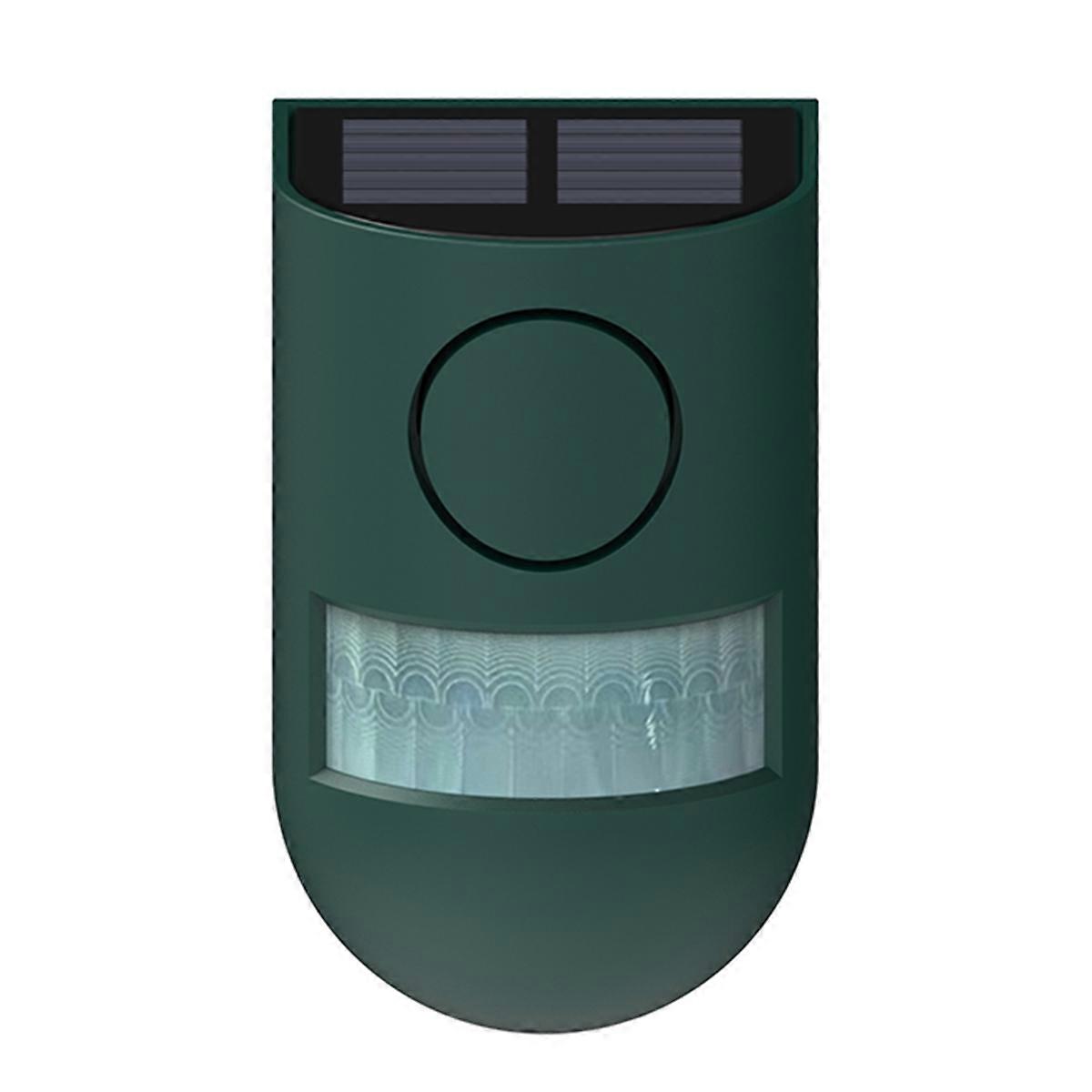 Solar Alarm Motion Sensor 129dB Outdoor Security Siren for Farm