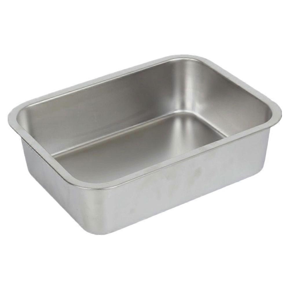 Stainless Steel Serving Plate for Food Storage, Grilling & Baking – Easy to Clean, Attractive Design for Home and Restaurant Use