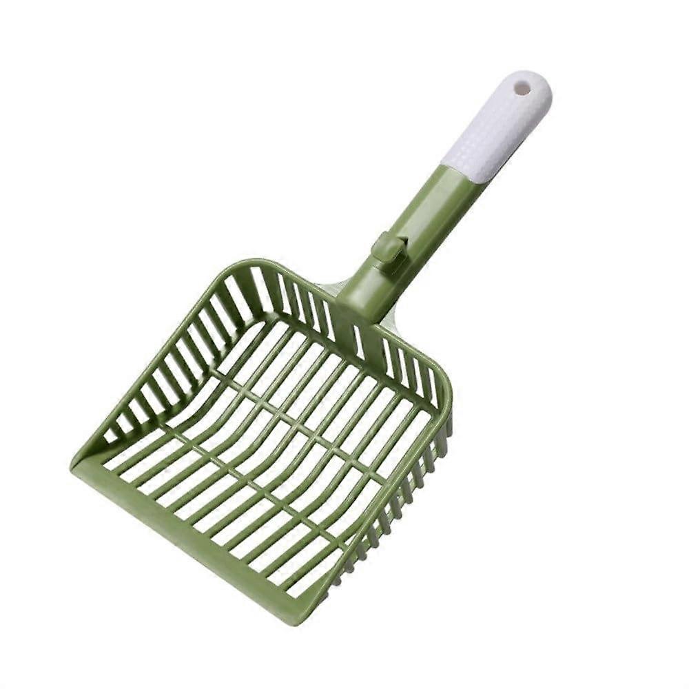 Cat Litter Scoop Fine Hole Scooper 2Pcs Green 30x15cm Durable Pet Supplies for Easy Cleaning and Odor Control