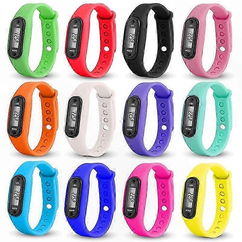 Fitness Tracker with Step Count, Activity Monitor, Sports Watch, LCD Wrist Pedometer for Adults and Kids