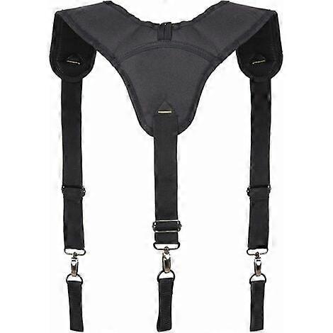Tool Belt Adjustable 3-Point Padded Suspenders for Carpenter and Electrician Work