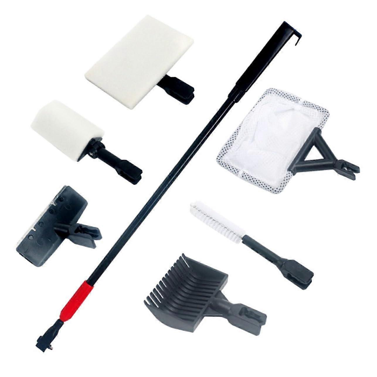 Dirt Remover Fish Tank Brush Algae Scraper Aquarium Kit Brush Set