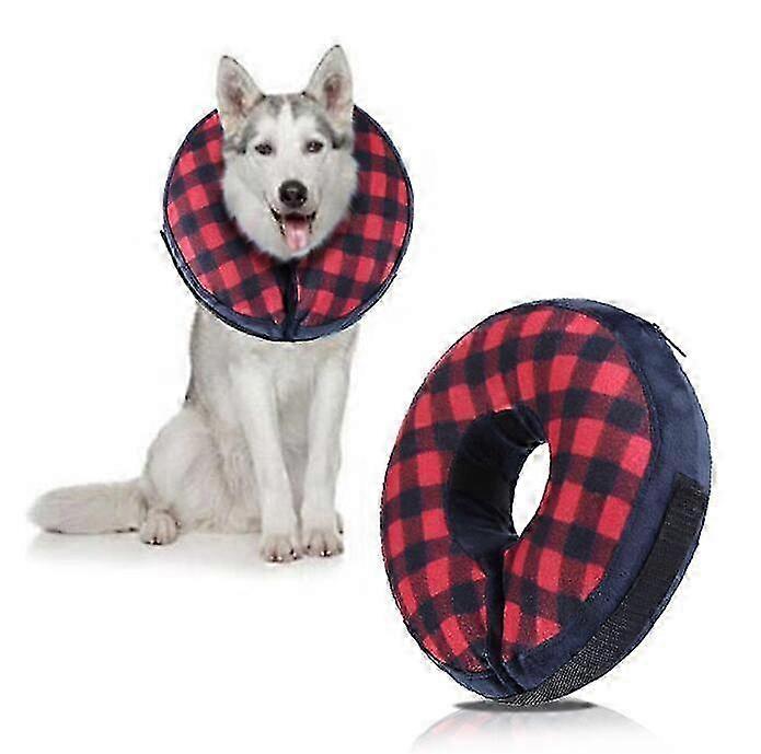 Pet's Protective Inflatable Collar For Used To Adjust Pet's Recover...