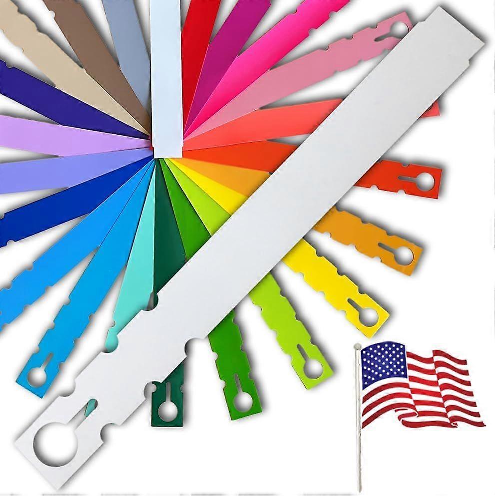 9" x 1" White - 250 Pcs - Plastic Plant Tags and Labels - Wrap Around Thermal