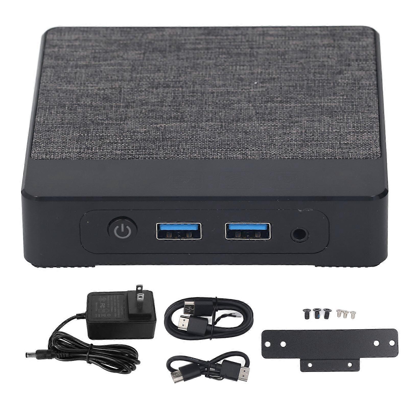 Mini PC N4000 4K UHD, 2.4G/5G WiFi, BT5.0, 6GB DDR4, 64GB eMMC, M.2 SSD Support