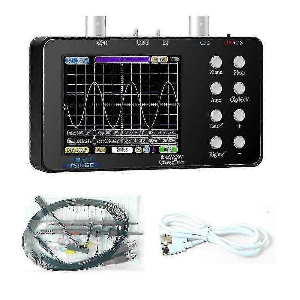 Compact Portable Digital Oscilloscope 50M Sampling Rate 10M Analogu...