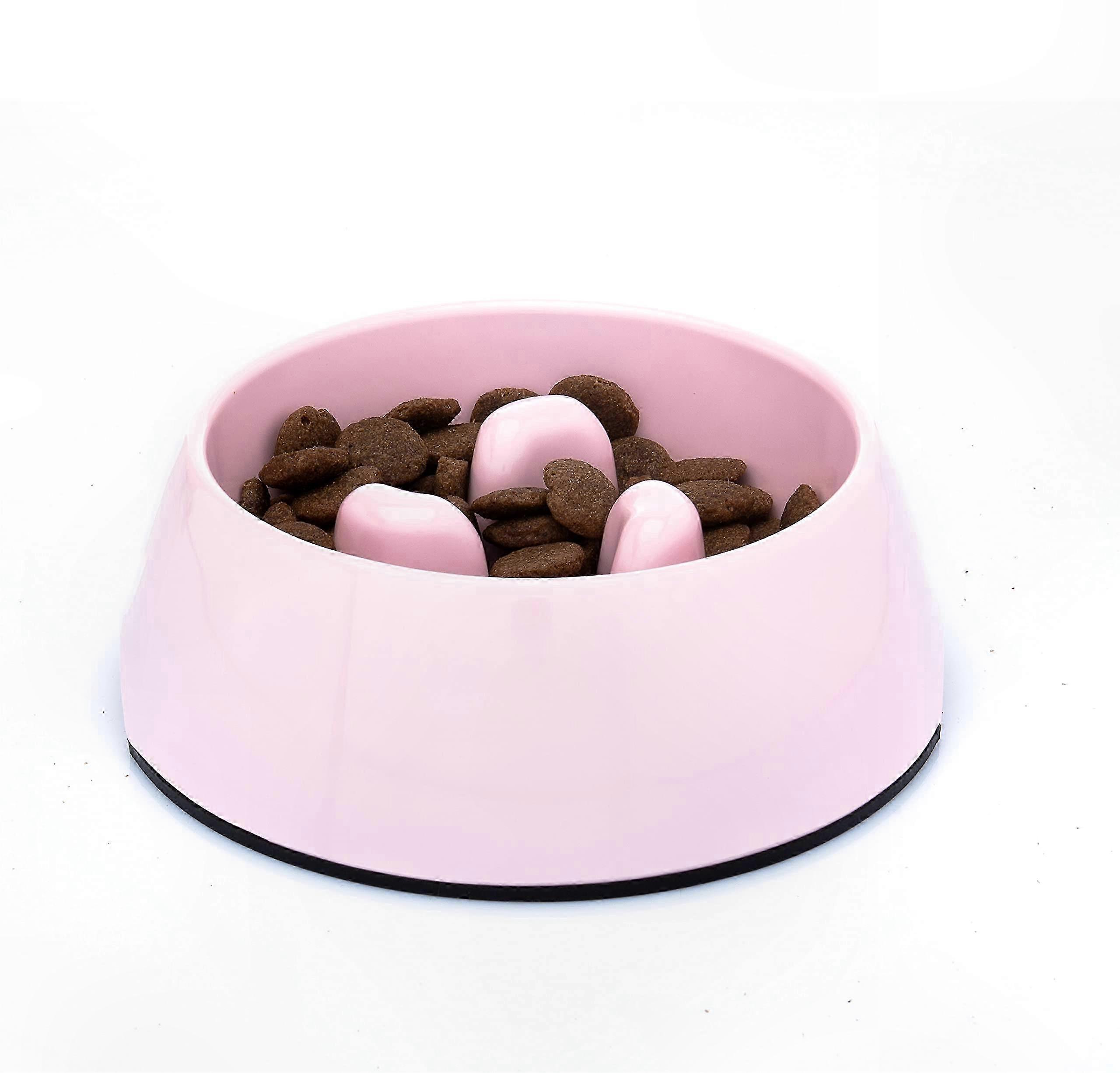 Non-Slip Melamine Pet Bowl for Small & Large Dogs, Anti-Gulp Design, Various Colors & Sizes, Suitable for Cats and Dogs