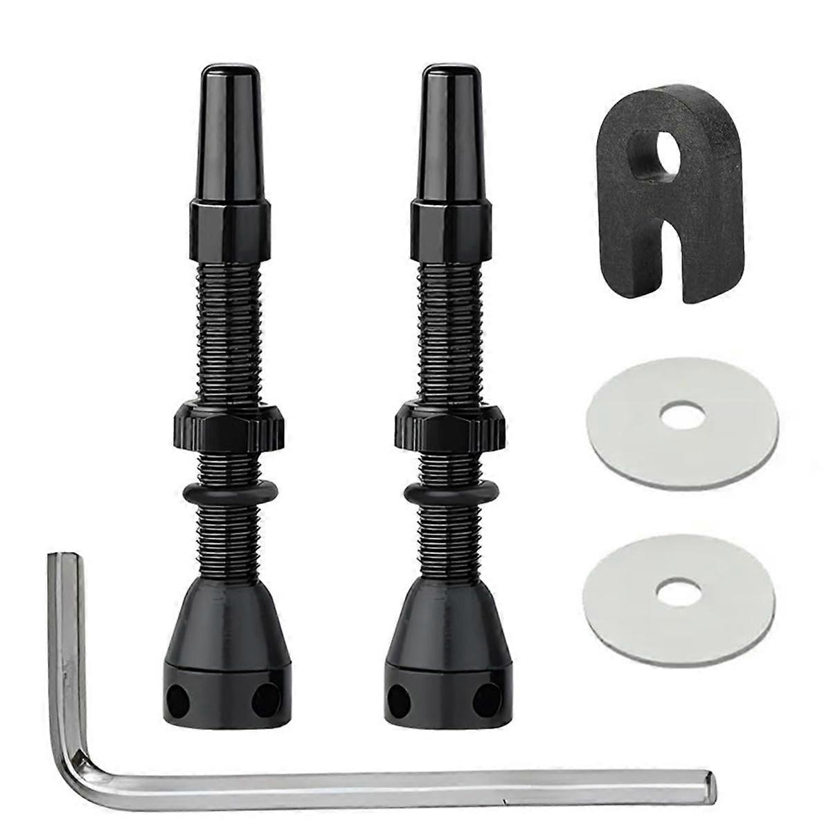 Kit de válvulas Presta para bicicleta sem câmara CNC para estrada e cascalho