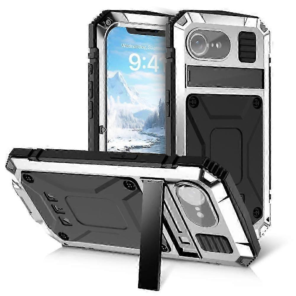 Metal Case for iphone 16e 360 Full Body Protective Cover Shockproof...