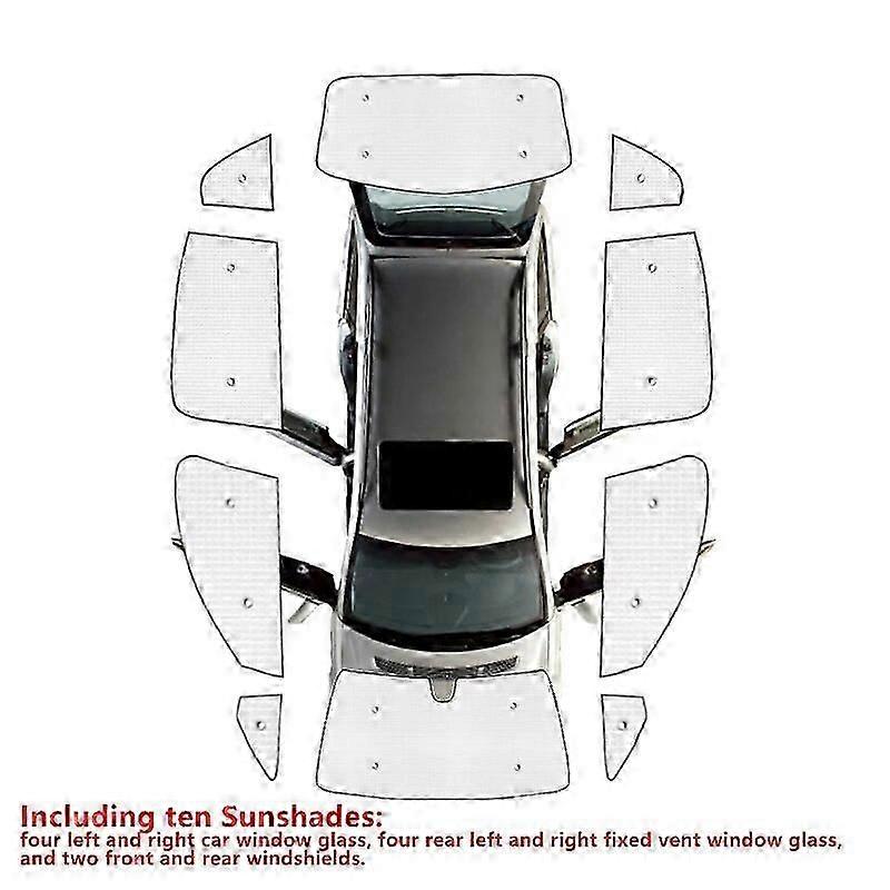 ג'יפ גרנד צ'ירוקי WK2 2010 2019 כיסוי מלא שמשיות מגן חלון