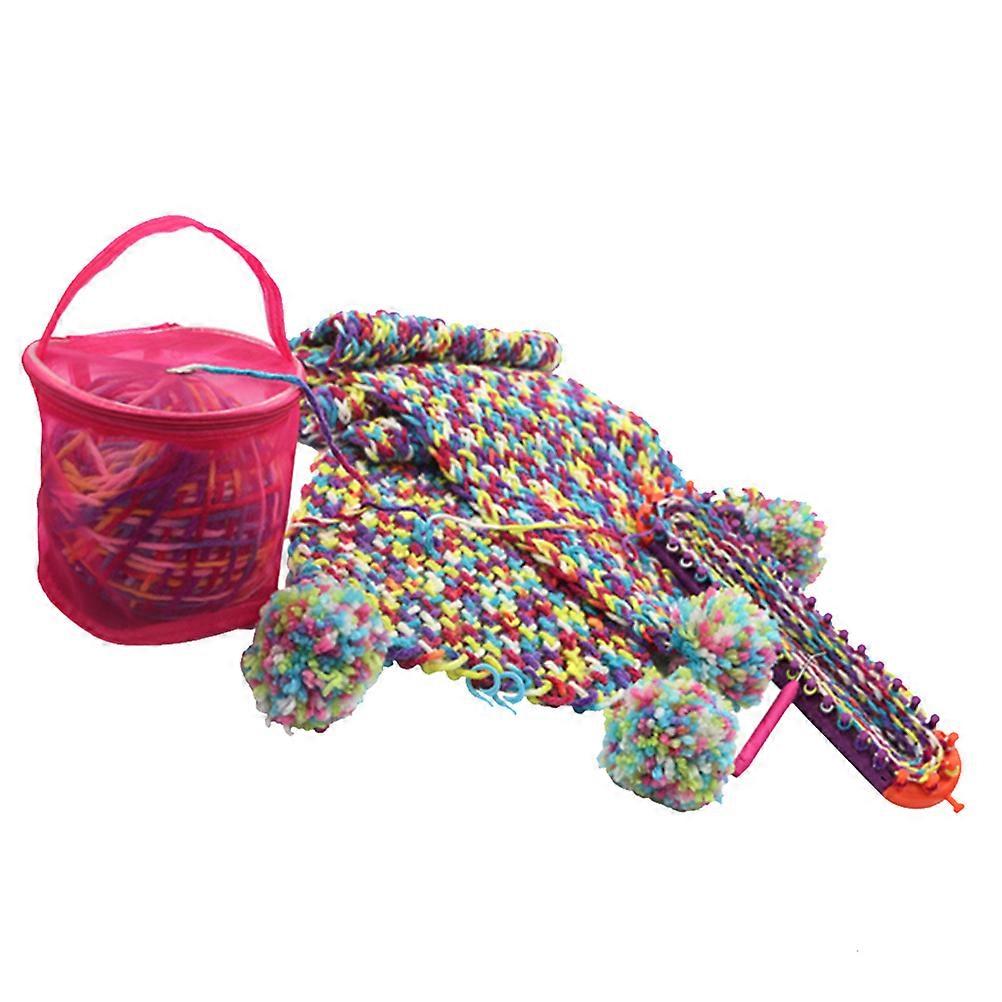 Multi Functional Knitting Bag Yarn Storage Pouch for Knitting Supplies Violet Durable Zipper Head Designed 1Pc