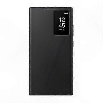 Smart View Wallet Case for Galaxy S24 Ultra, Black, Compatible with Multiple Devices
