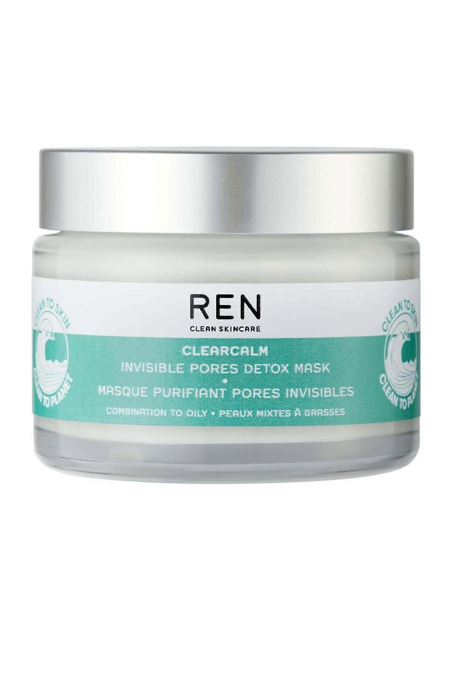Ren Clean Skincare Clearcalm Ren Invisible Pores Detox Mask 50ml for Blemish Prone Skin