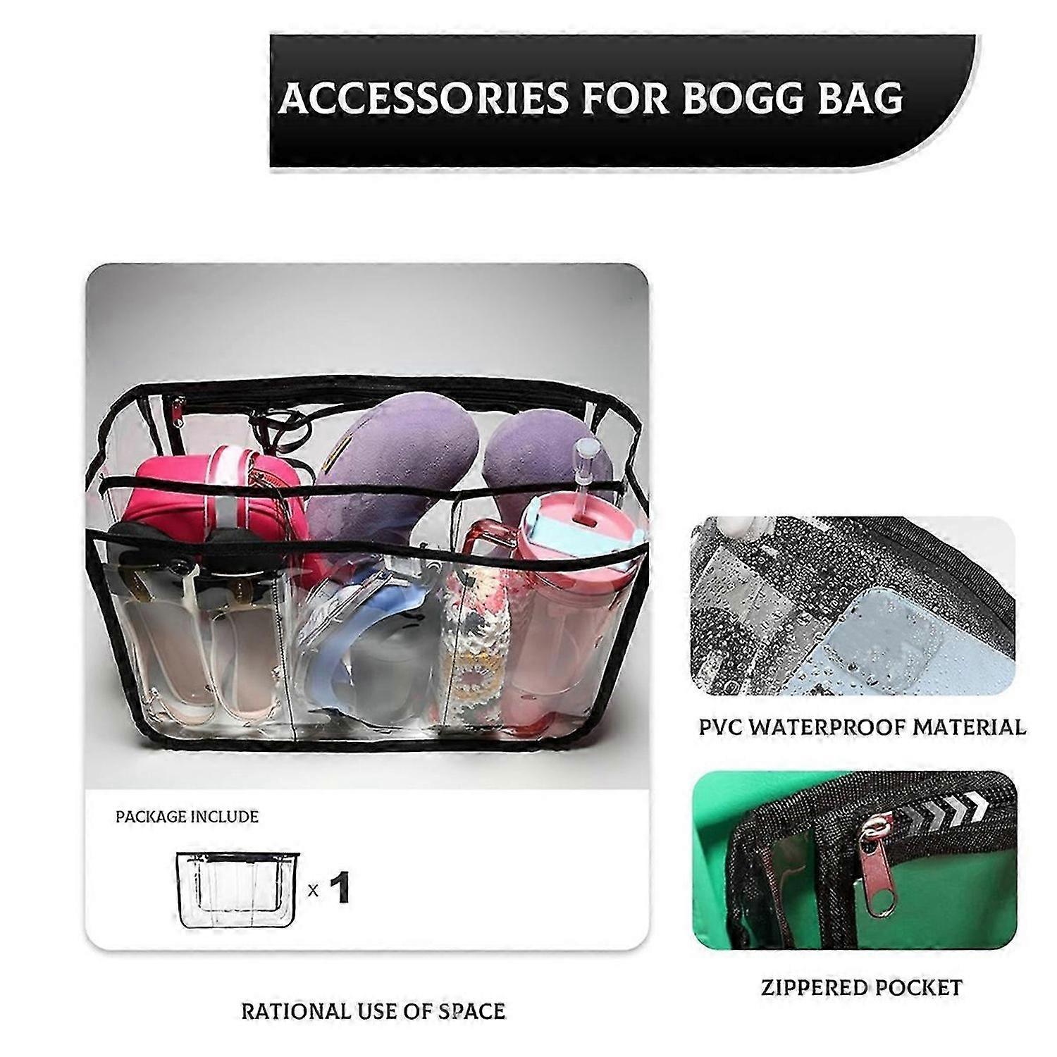 Transparenter Strandtaschen-Organizer für Bogg Bag-Aufbewahrungstasche
