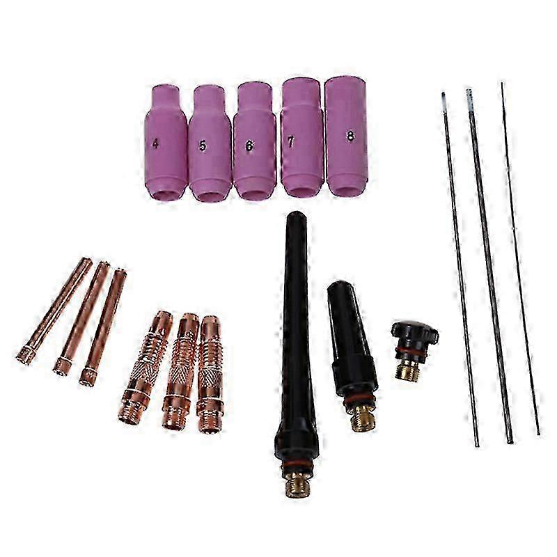 17pcs Tig Welding -17/18/26 Accessories Kit