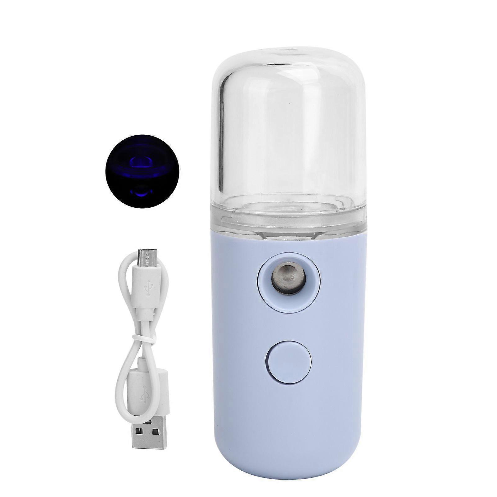 Handheld Face Mist Sprayer Rechargeable Moisturizing Hydrating Face Humidifier SprayerLight Purple
