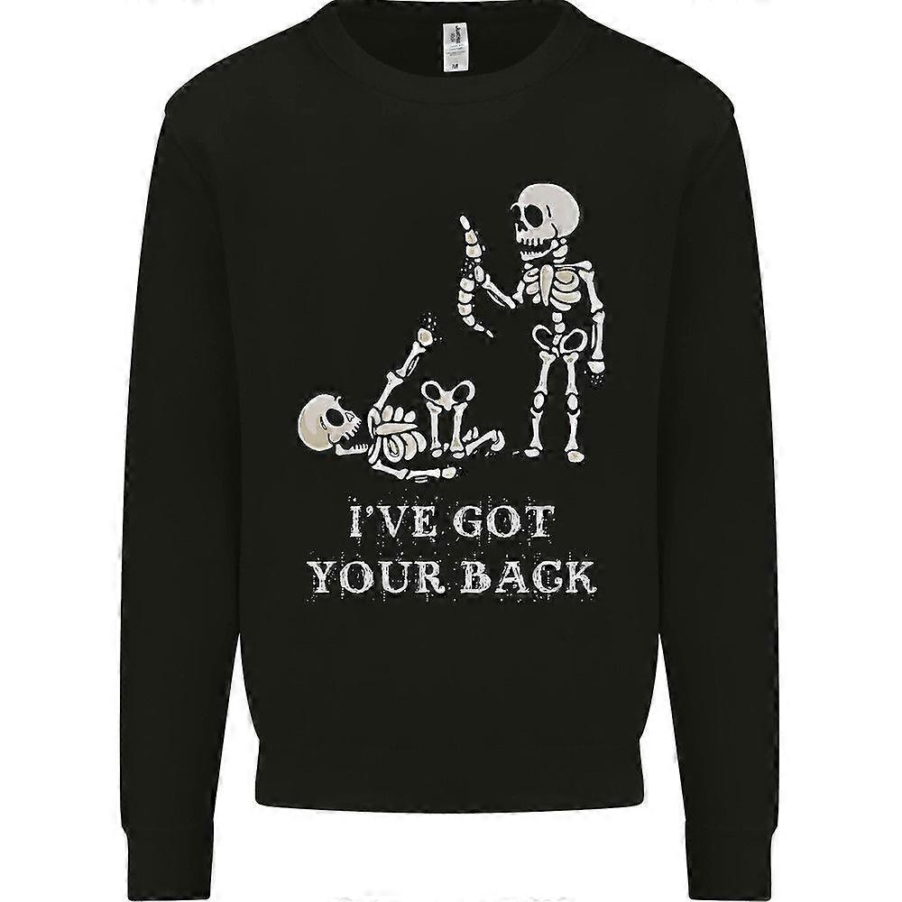 Mikina Ive Got Your Back Funny Slogan Skeletons Jumper Style A655