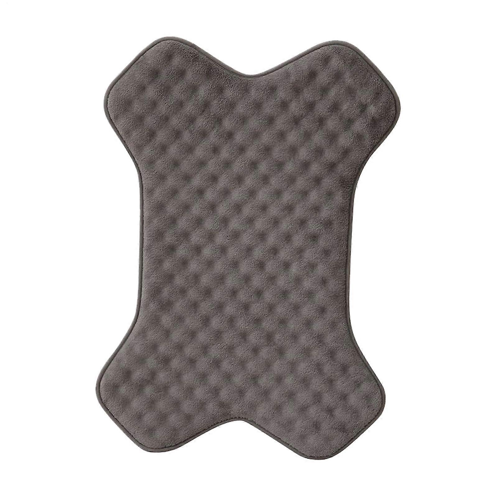 Dog Kennel Pad Generic Machine Washable Crate Pad For Dogs Bone Shape Grey Non Slip