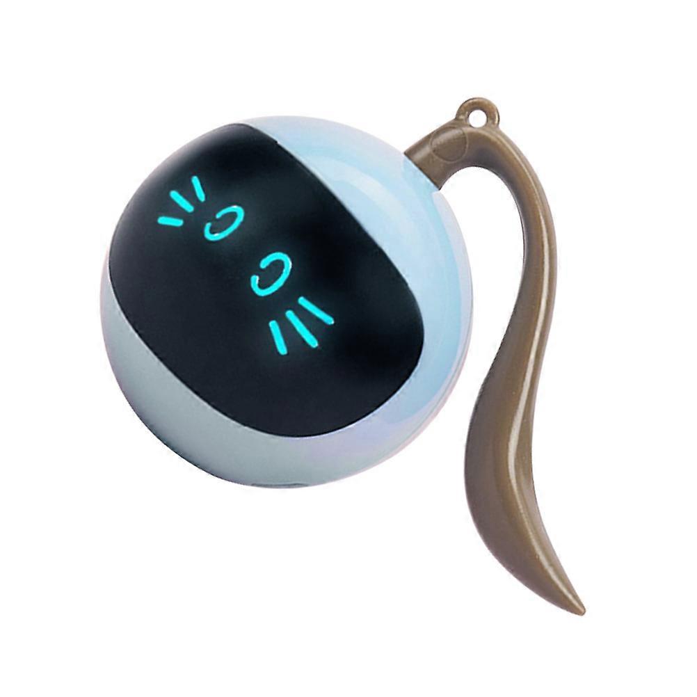 Electric Cat Ball for Kitten Play 1Set Interactive Plastic Teasing Toy