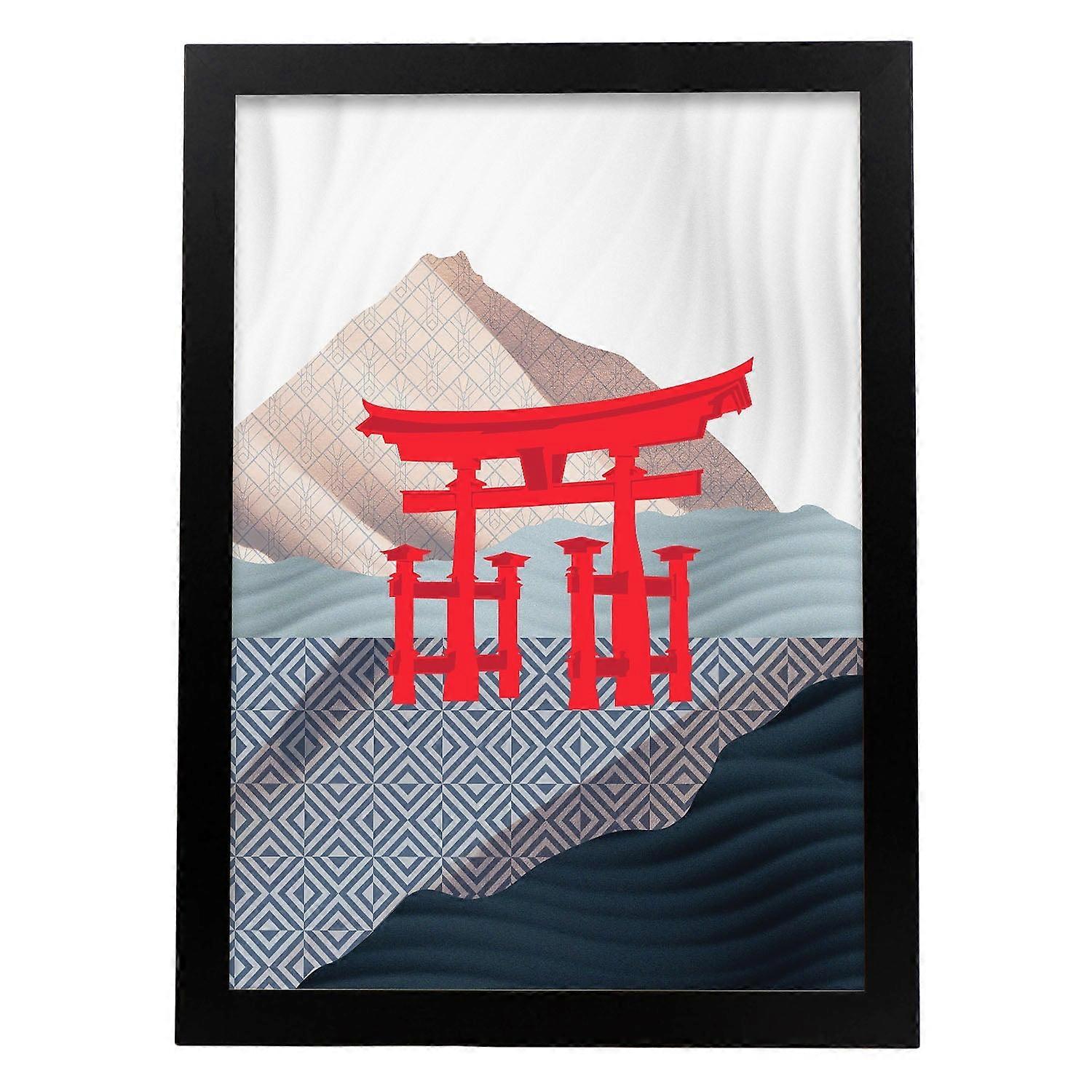 Itsukushima-helligdommen Torii Gate plakat