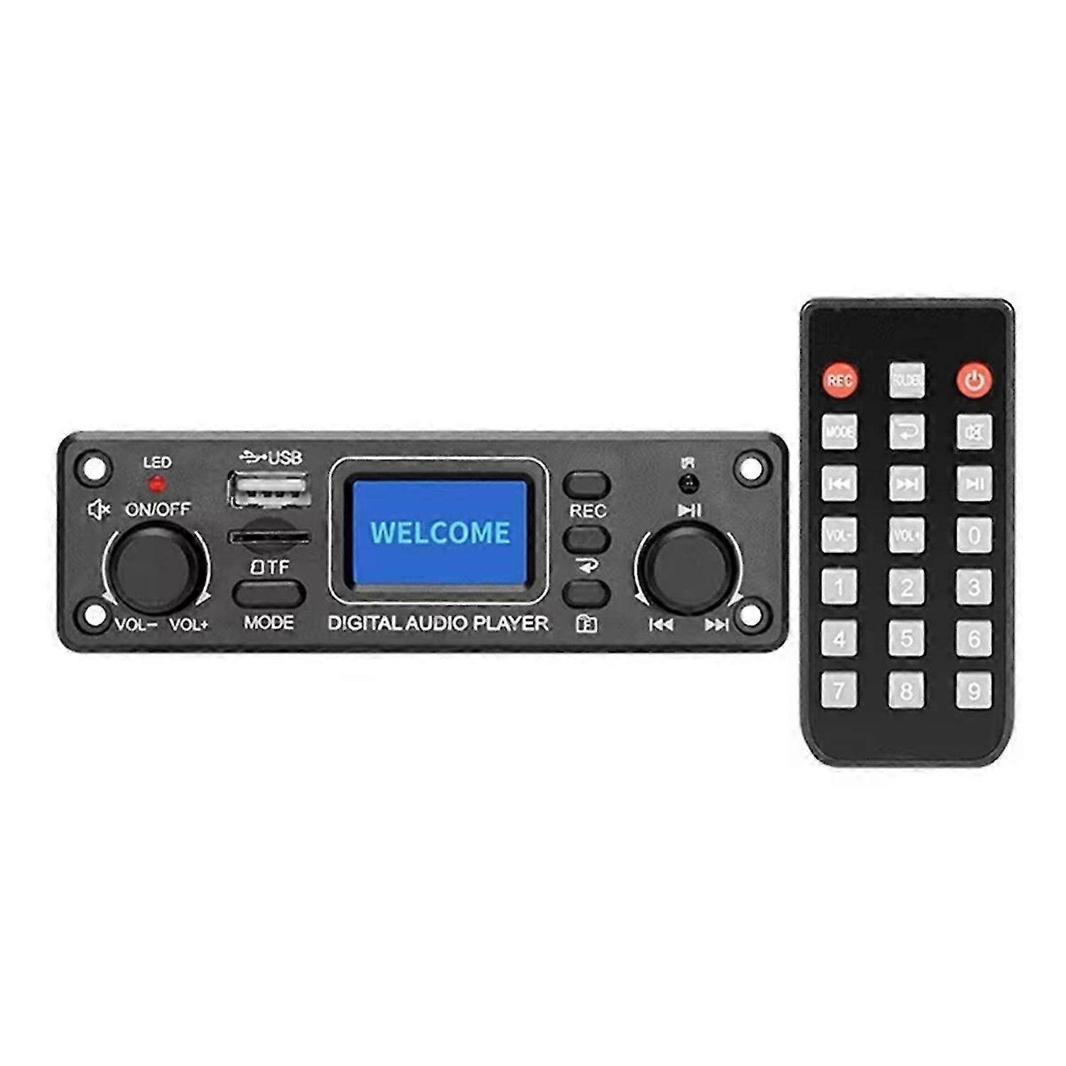 Tpm119A Tpm119B Dc12V-18V Portable Digital Audio Player Mp3 Decoder Board Usb/Sd/Aux/Optical/Bluetoo