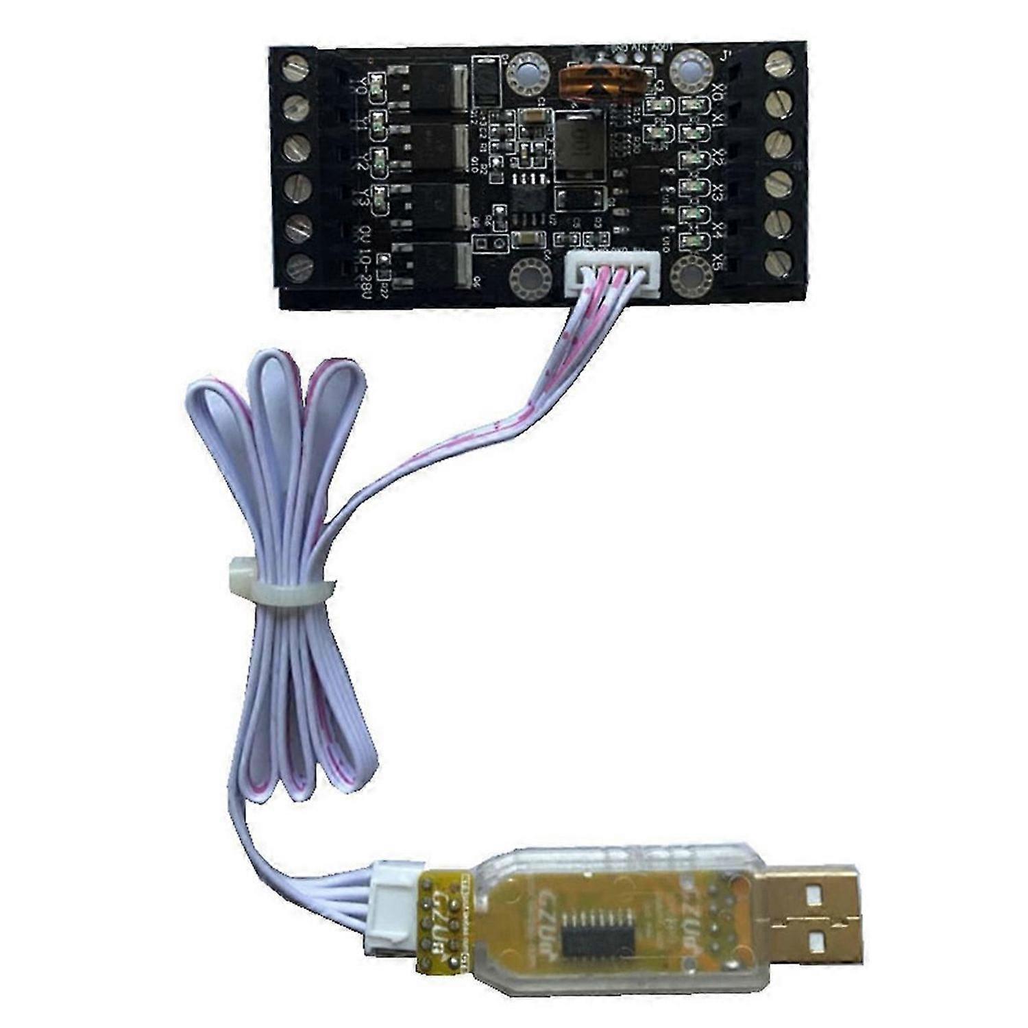 FX1N-10MT PLC Industrial Control Board Transistor Output 6 in 4 Out DC10-28V Power Supply with Progr