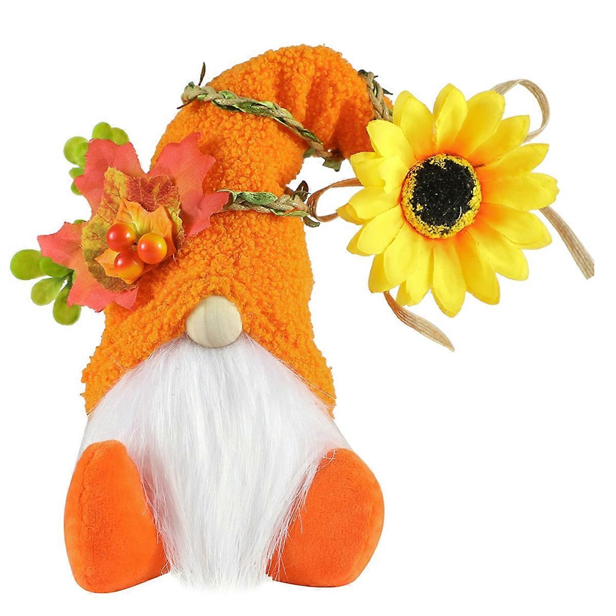 Sunflower Gnome Plush, Sunflower Spring Summer Gnomes C