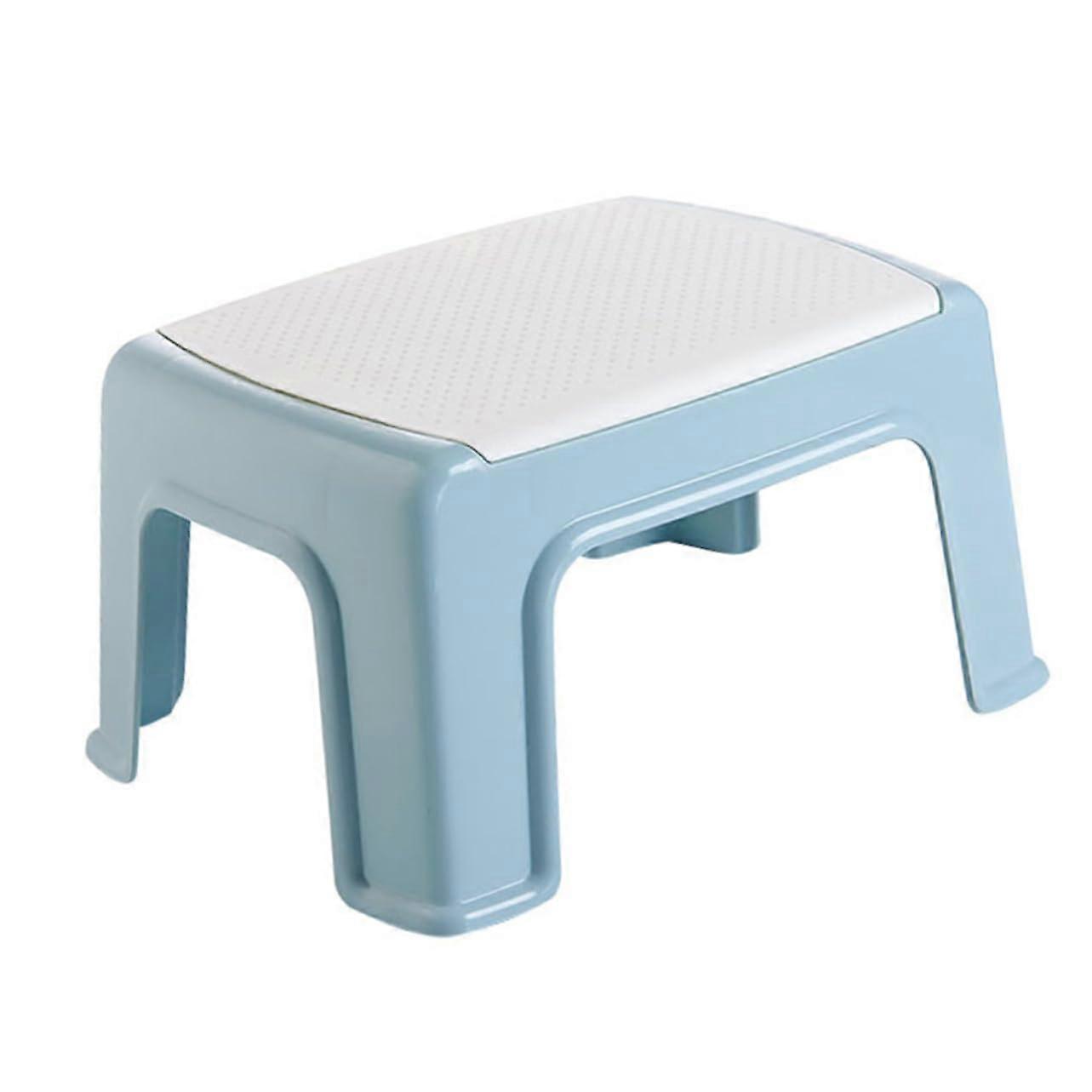 Plastic Stool Lightweight Footstool For Strong Load Bearing Capacity Compact Design Shock Resistant Bath Step Stool