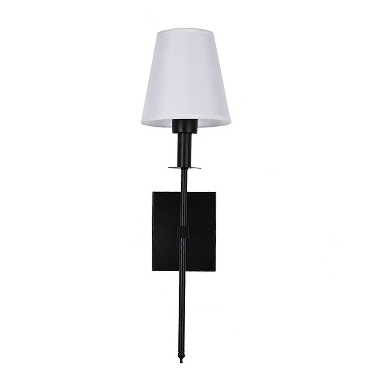 Black Bedroom Wall Battery-Operated Ambient Lighting Fixture With USB Cable And 12-Hour Lighting Time Color Control