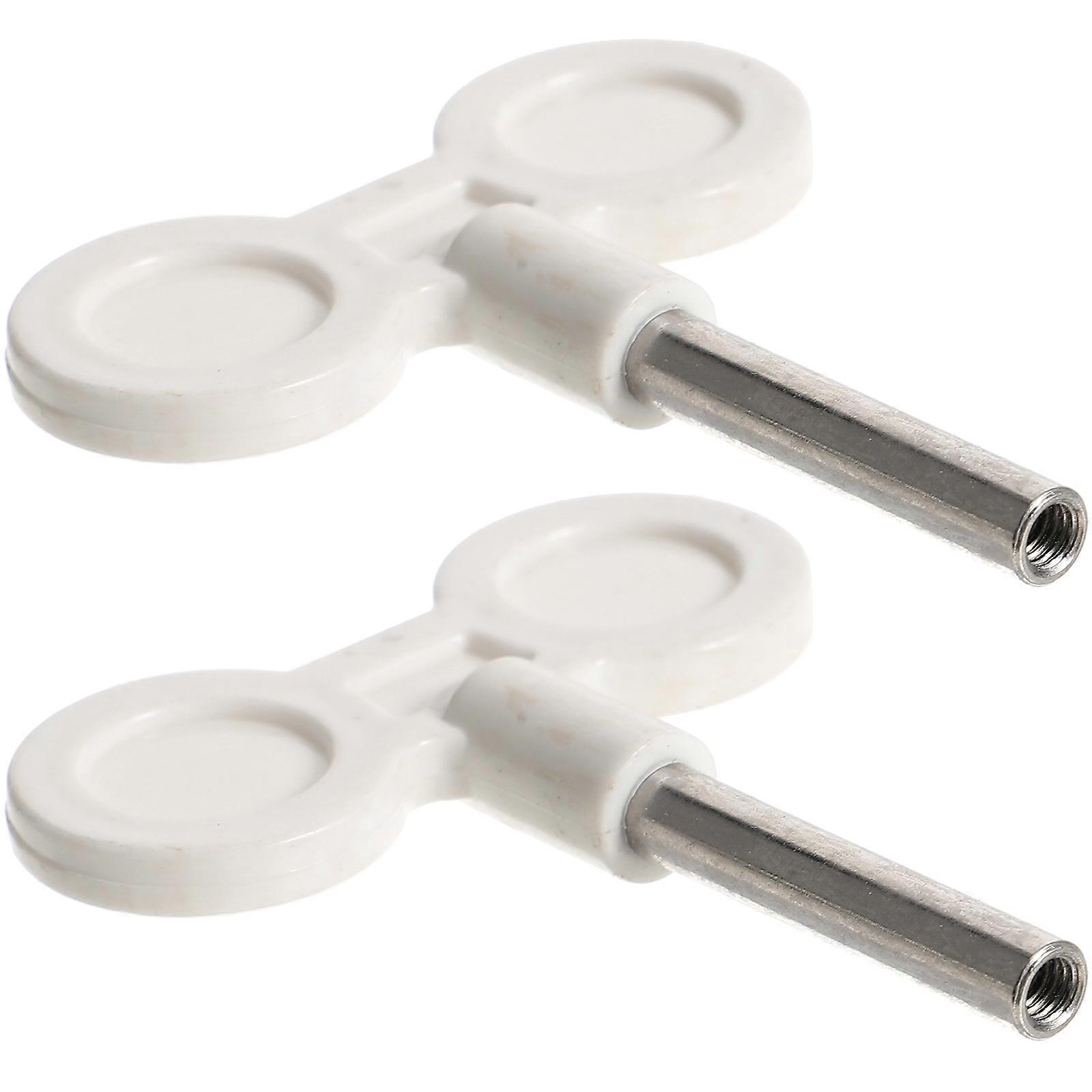 White Metal Music Box Winder Key 6Pcs for Music Box Parts and Repair