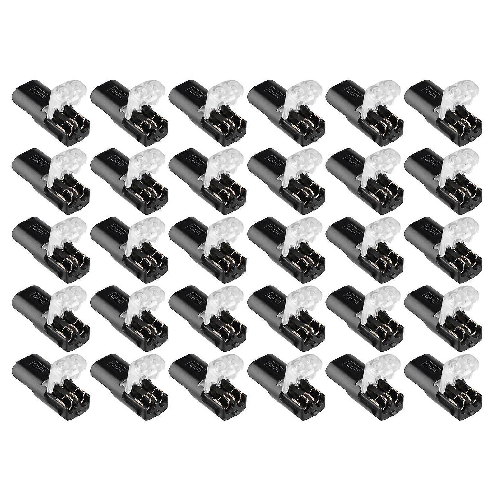 30pieces Double-Wire Push-in Connector YOYIAG 30 Pieces For Outlets No Stripping Wire Connectors