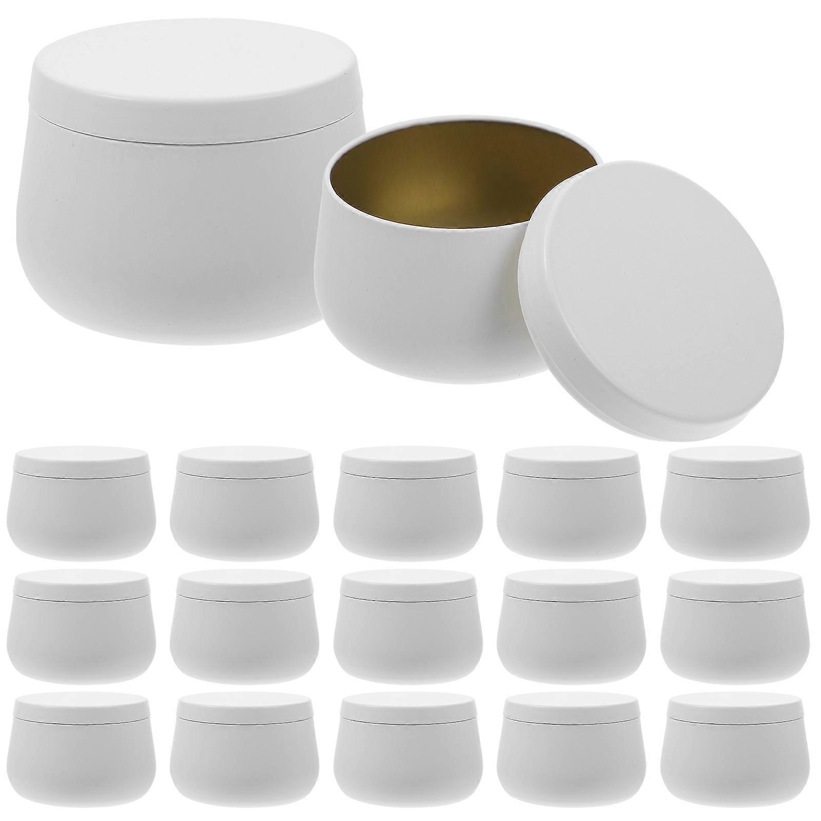 72 Pcs Round Tinplate Tea Leaves Container With Lid Ideal For Kitchen And Office Storage 4oz Functionality