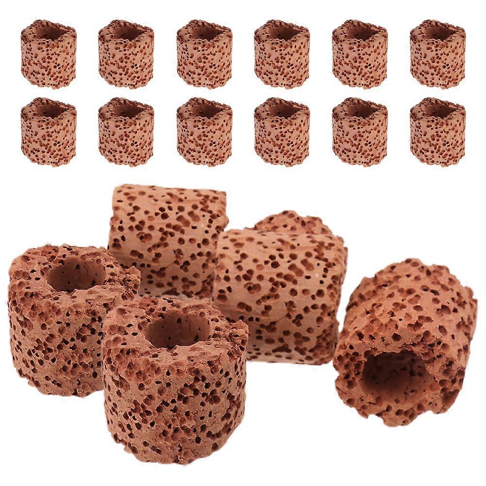 Ceramic Plant Fixed Ring for Aquarium Use 100Pcs Durable Pottery Material