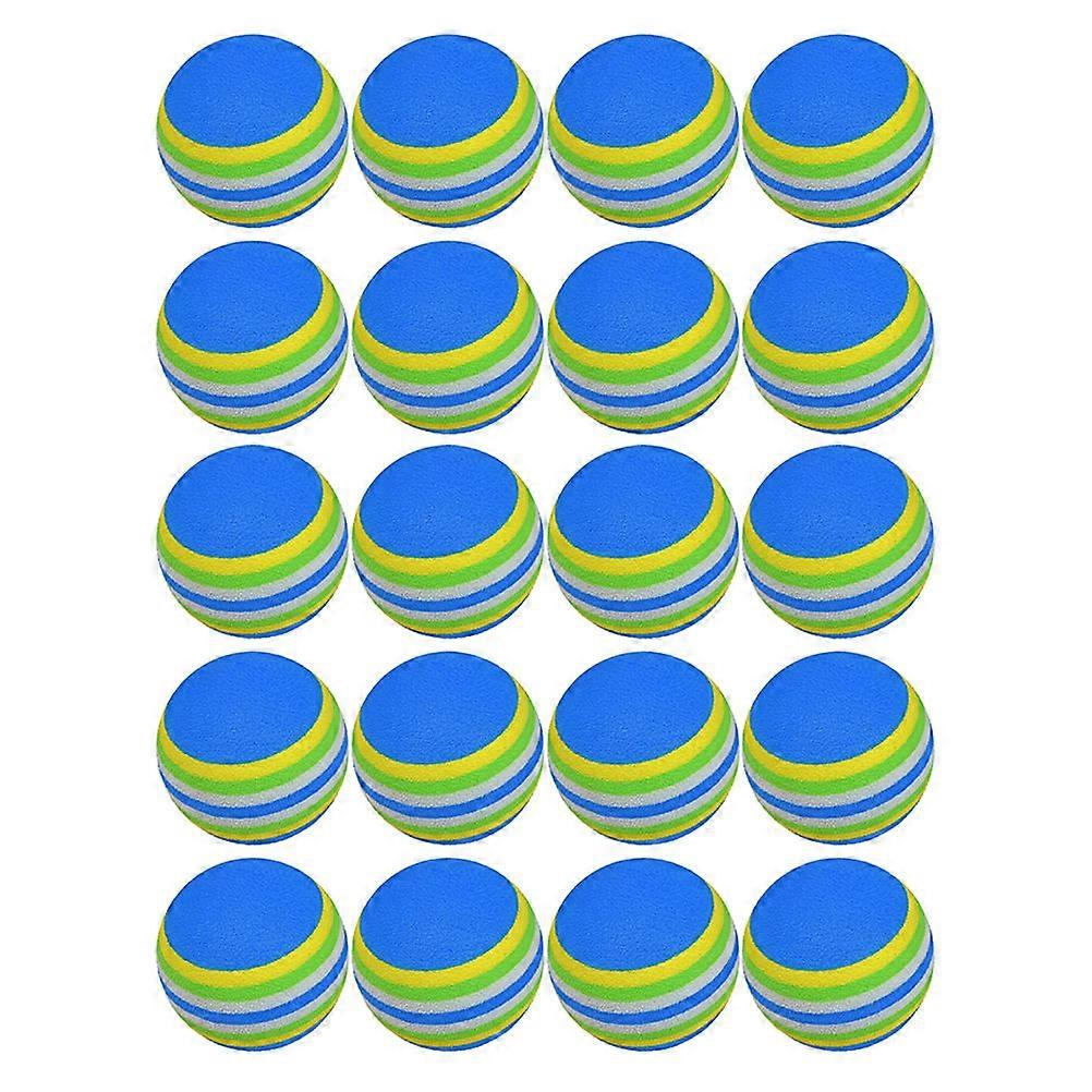 Practice Ball Sponge Ball for Golf Training 40Pcs Eva Rainbow Balls