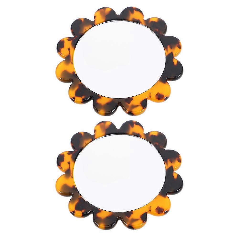 Mini Handheld Mirror Small Makeup Mirror 10Pcs for Portable Use