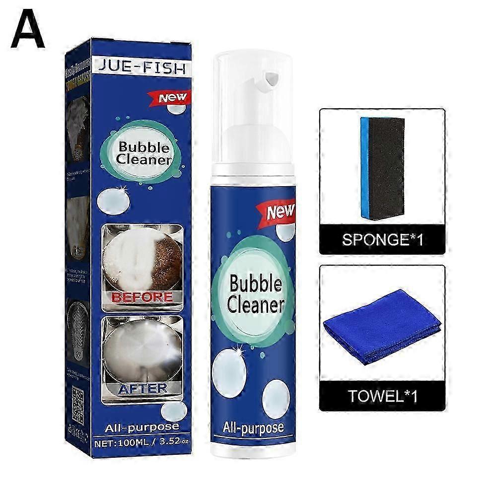 All-Purpose Foam Spray - 2 Pack Bubble Cleaner for Efficient Cleaning
