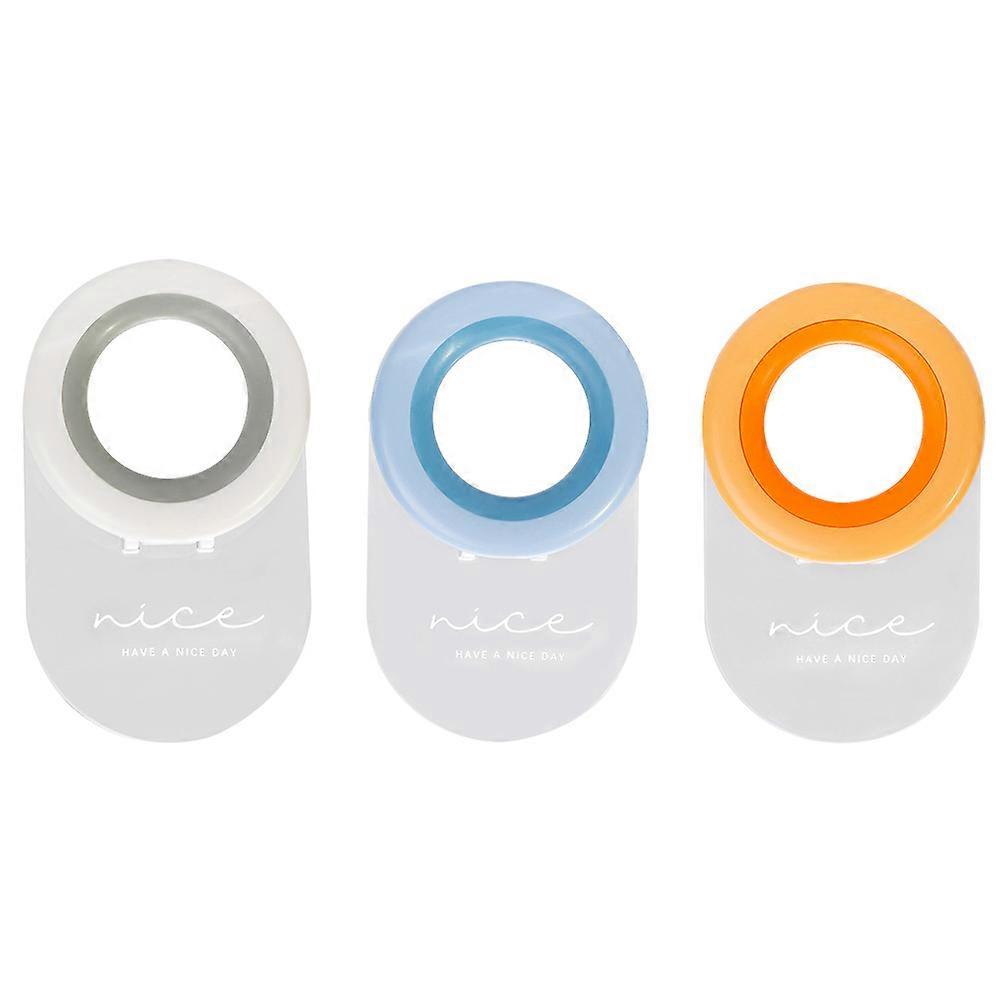 Paste Type Furniture Handles Toilet Lid Ring-Pulls for 6Pcs Practical Use