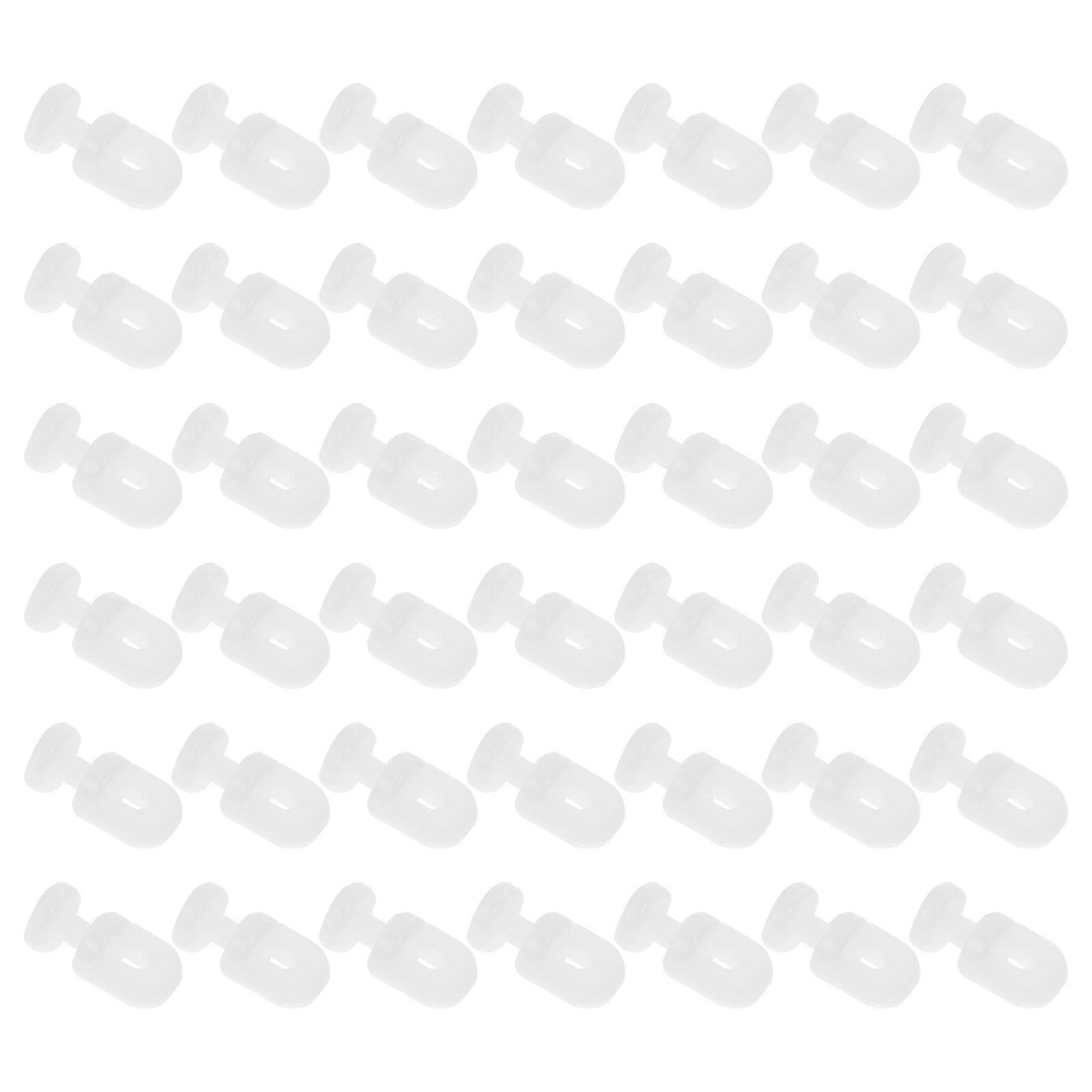 Plastic Curtain Wheels for Room Dividers 600Pcs White Rollers