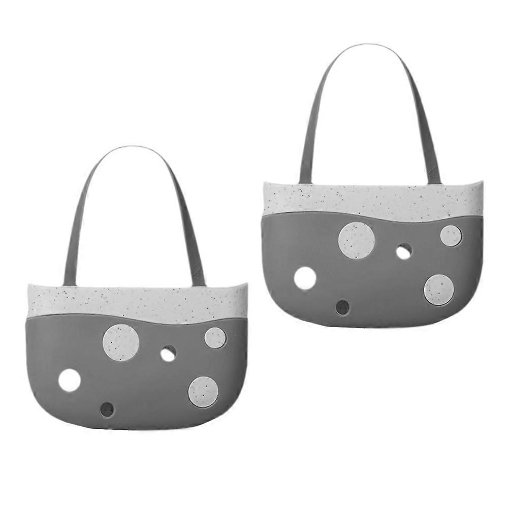 Kitchen Storage Basket Hanging Organizer for Sink Sponge Brush 4Pcs