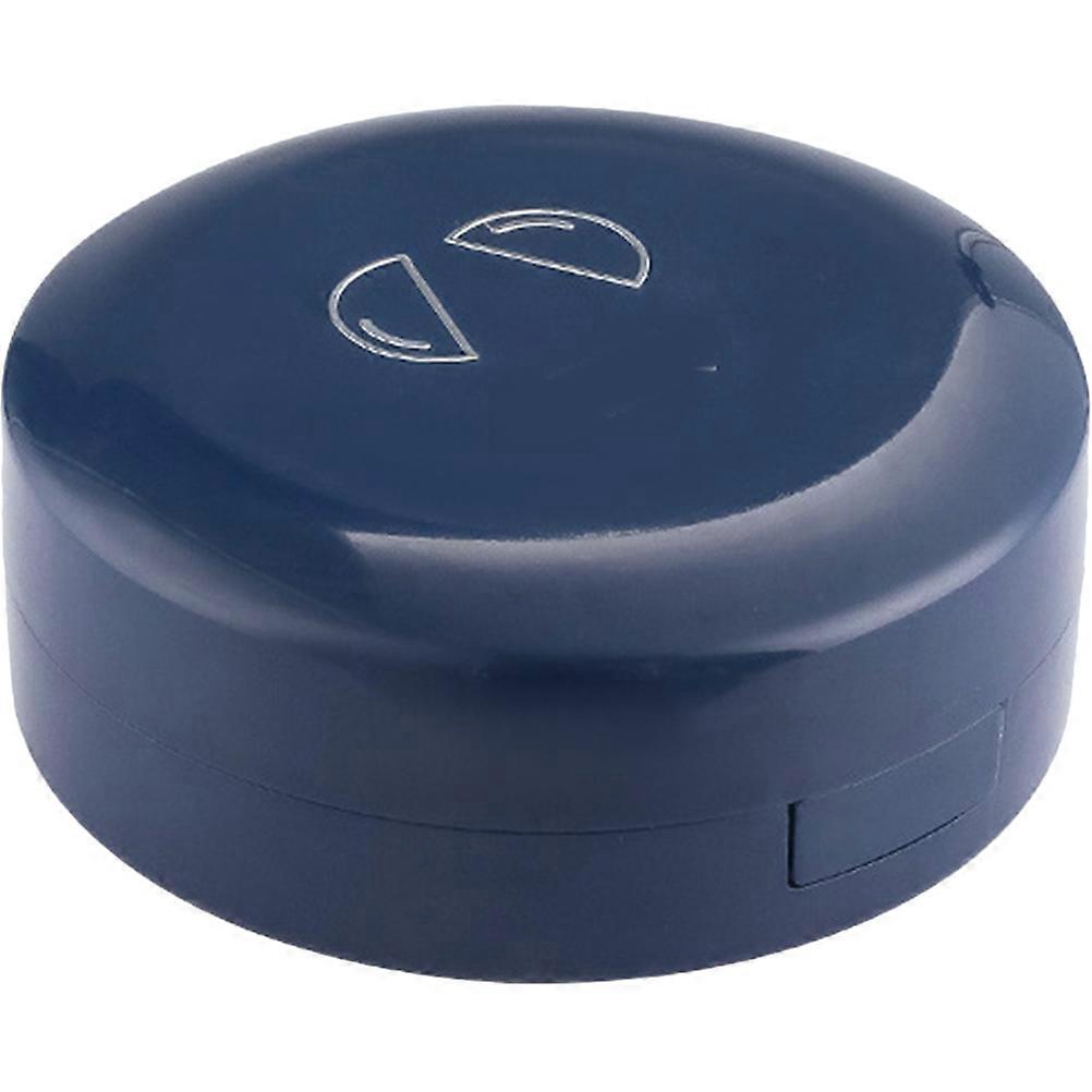 Medication Organizer Case for Daily Use Blue 2Pcs Double Layer Container
