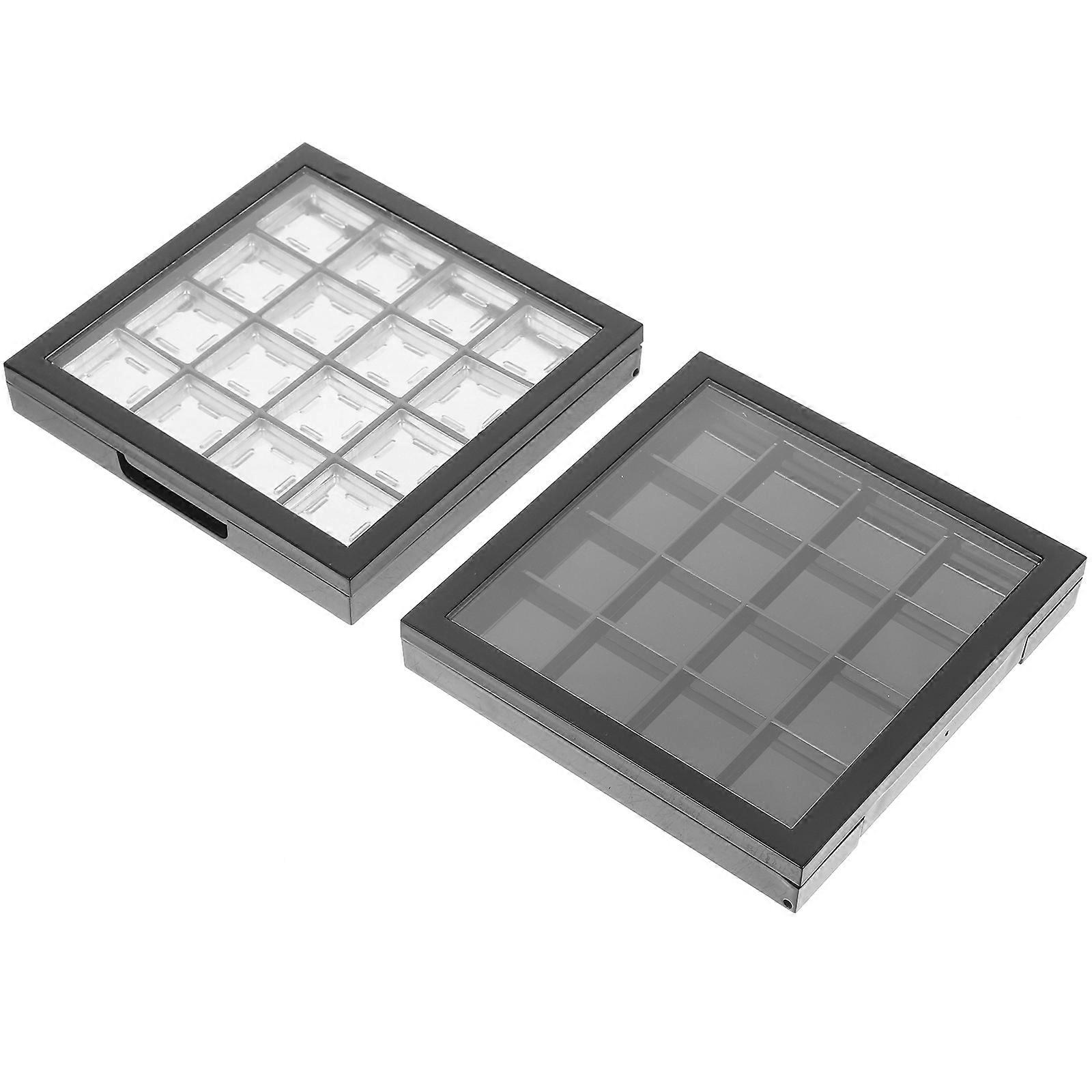 Cosmetic Blusher Case Empty Lipstick Storage for 4Pcs Multi Colors