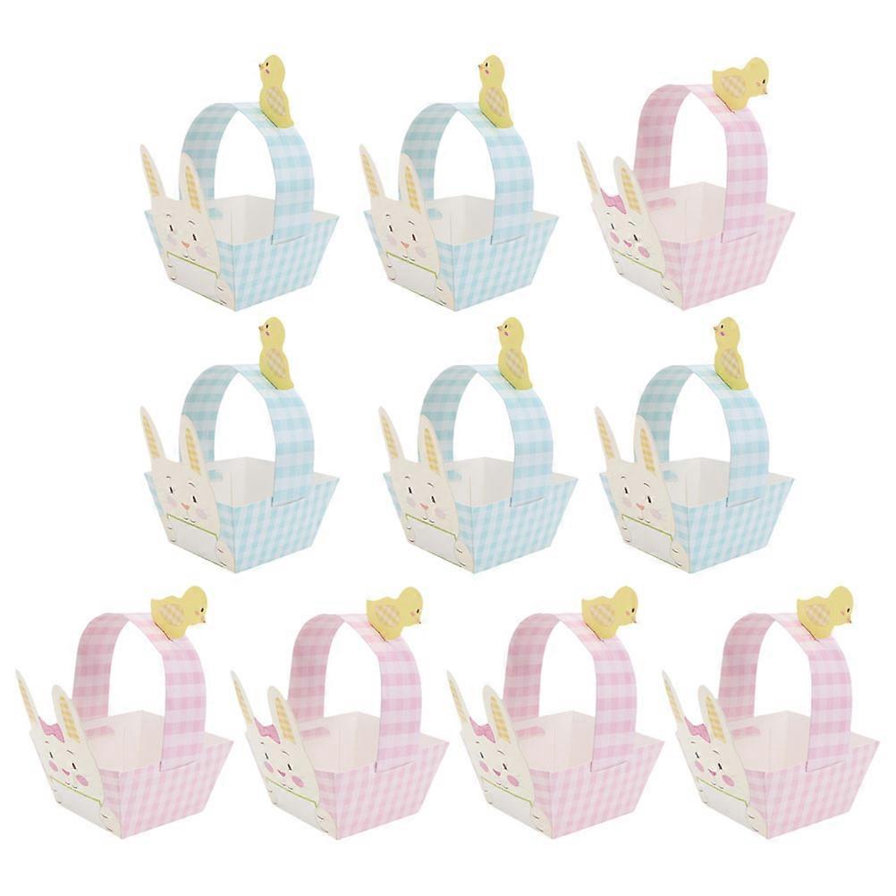 Paper Easter Basket Easter Storage Container for Storage Use 30Pcs