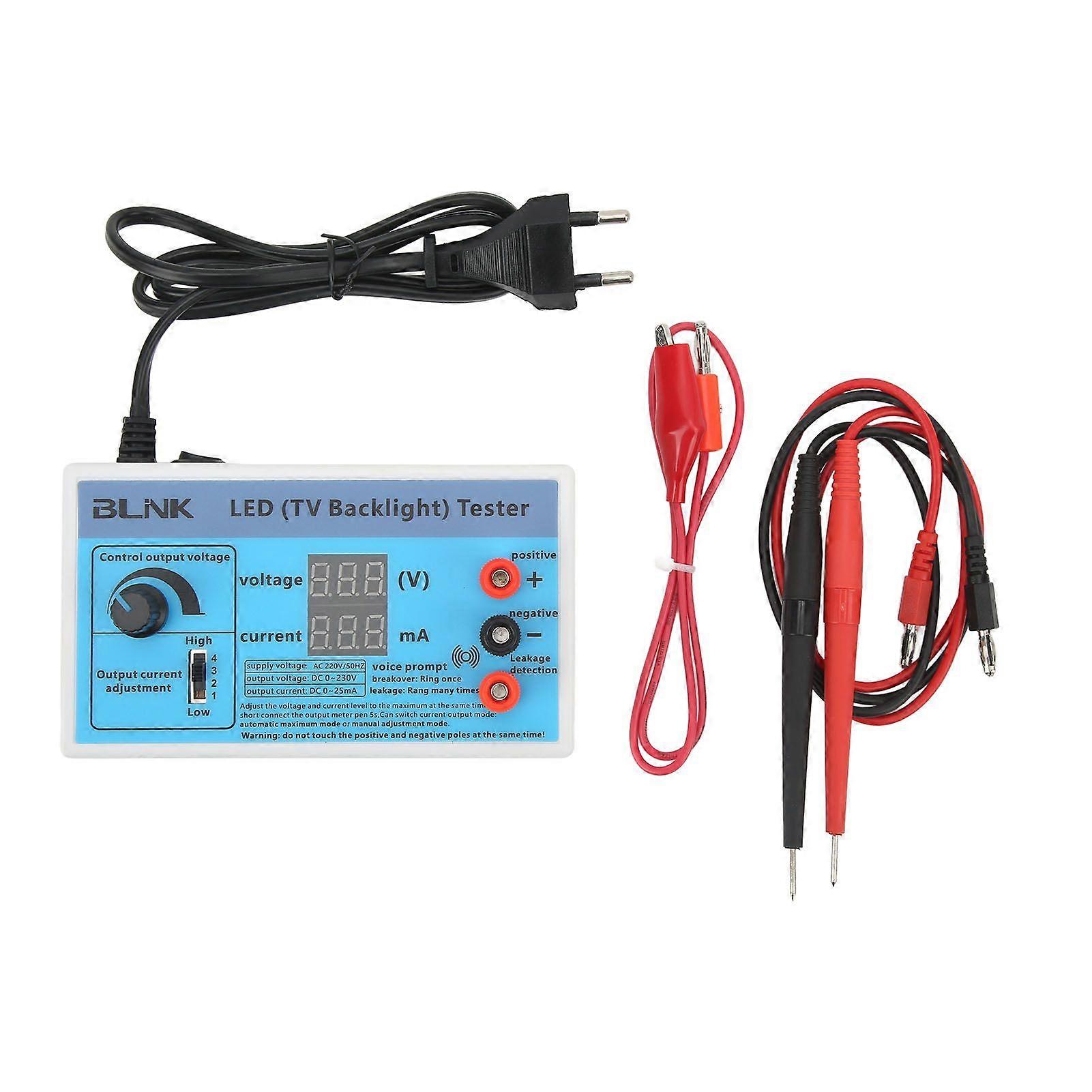 LED TV Backlight Tester Multifunction Strips Beads Repair Tool Light Detector 0 Output