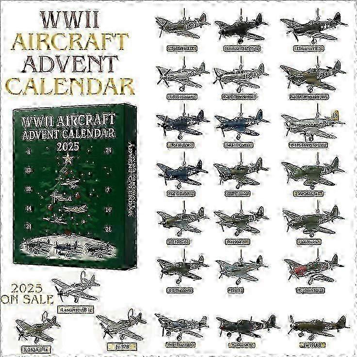 2025 Christmas Advent Calendars Decoration Acrylic Full Style - 2D Desgin
