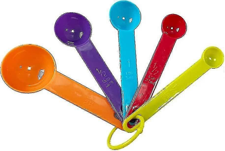 Measurement Spoon Set, 5 Color Measuring Spoons With Different Capacities Gift