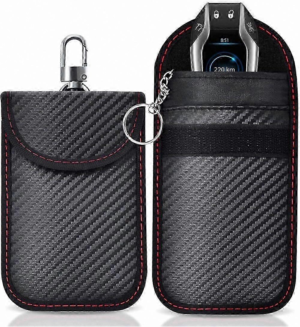 RFID Blocking Pouch for Keyless Car Keys, Anti-Theft Faraday Bag for Vehicle Remote Protection (2L)