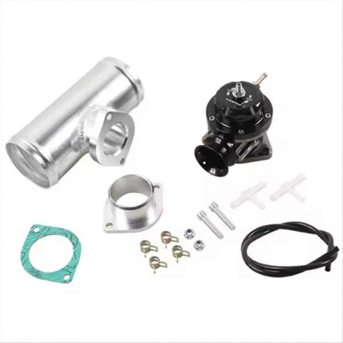 Type- Turbo Blow Off Valve Adjustable 25psi BOV with 63mm Flange Pipe for - Blow Off Valve Adapter